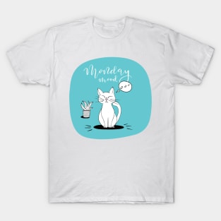 Monday Mood Cat T-Shirt